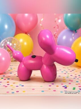 Target Bullseye Hard Plastic Balloon Dog Mini Air Pump To Blow Up Balloons